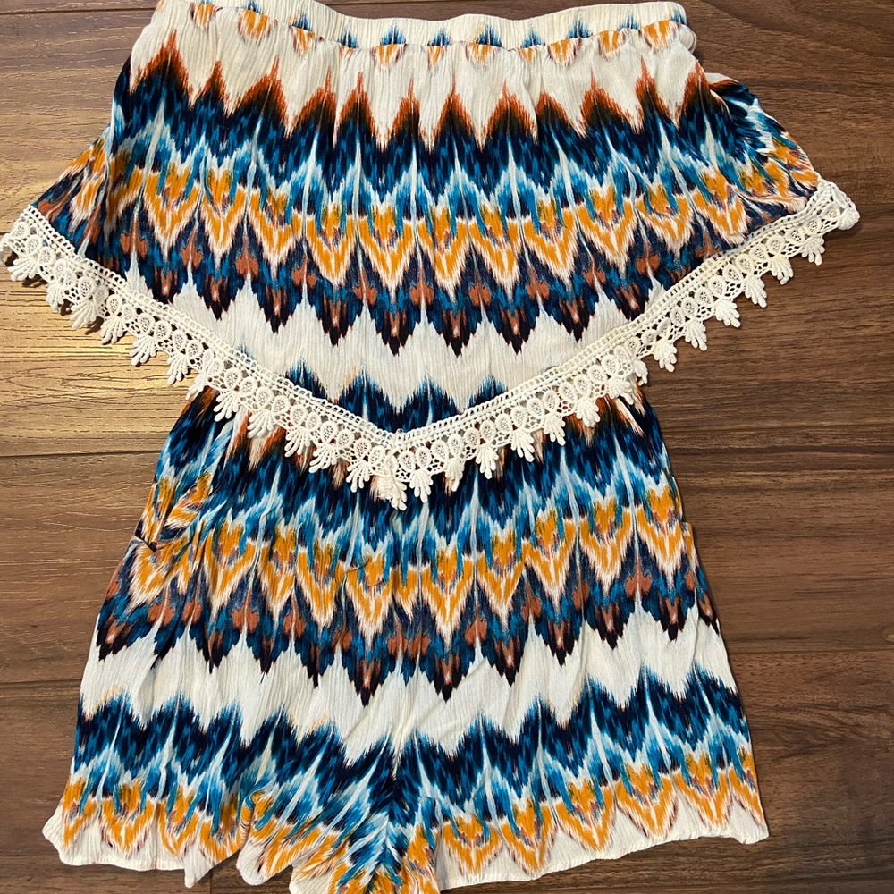 Strapless Romper